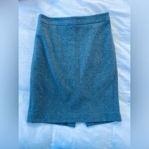 J. Crew Blue Pencil Skirt
